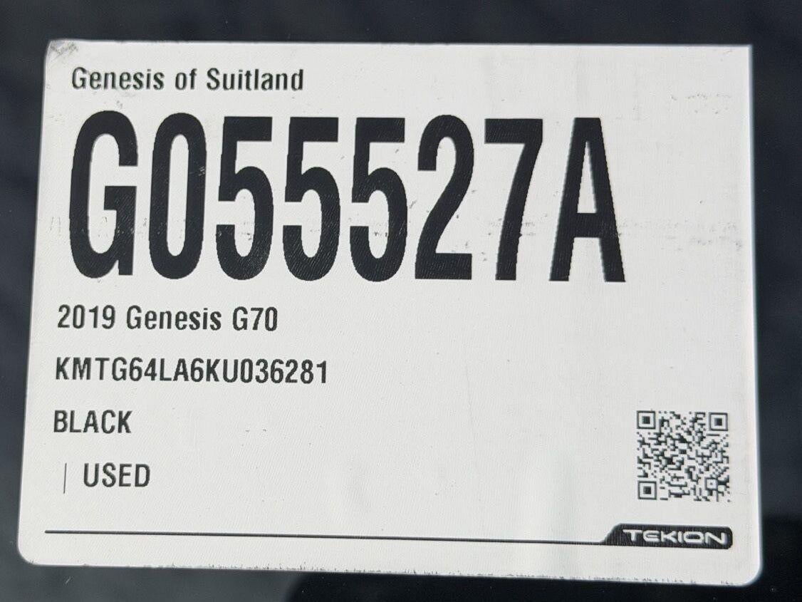 2019 Genesis G70 2.0T Advanced