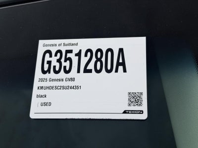 2025 Genesis GV80 3.5T Advanced