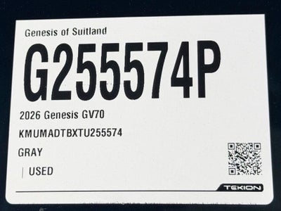 2026 Genesis GV70 2.5T
