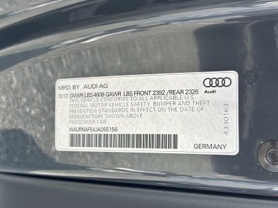 2018 Audi A5 Coupe Prestige
