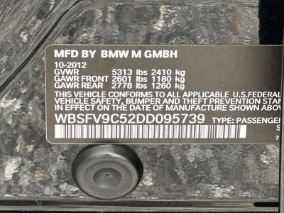 2013 BMW M5 Base