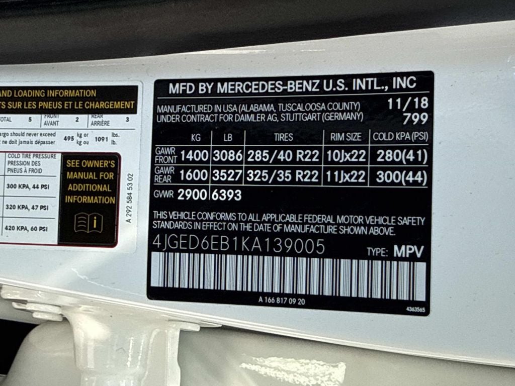 2019 Mercedes-Benz GLE GLE 43 AMG® 4MATIC®