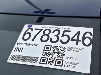 2023 INFINITI Q50 LUXE