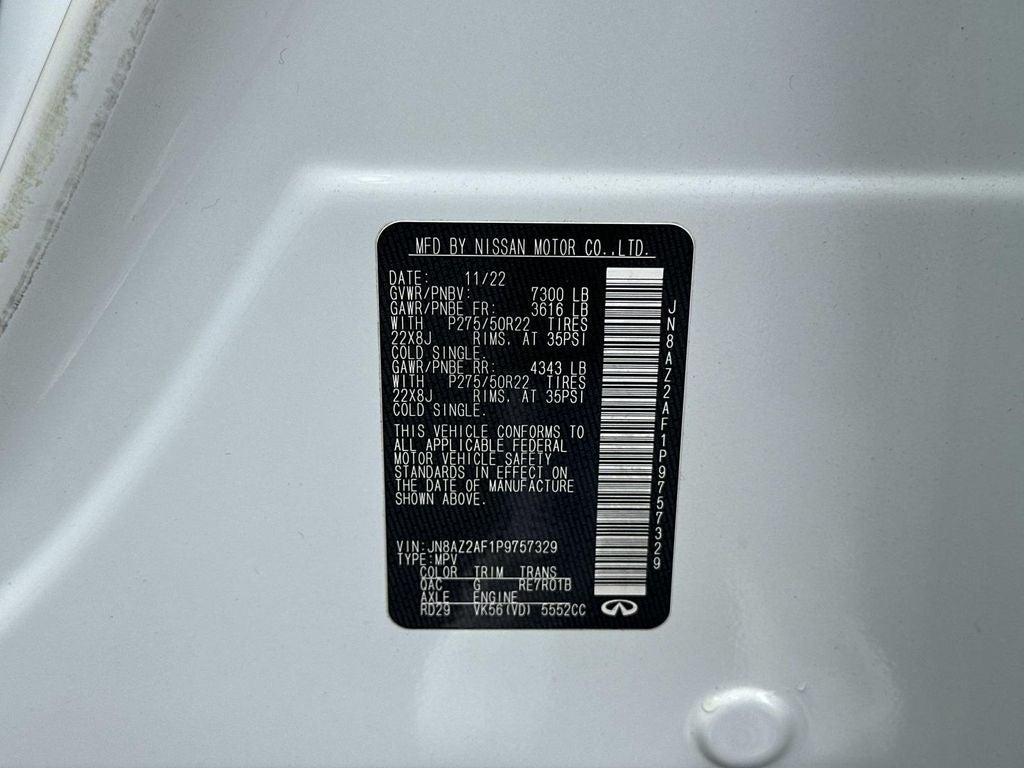 2023 INFINITI QX80 Premium Select