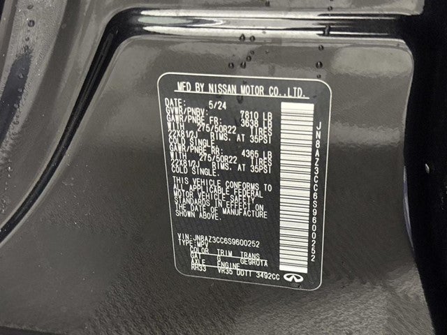 2025 INFINITI QX80 AUTOGRAPH