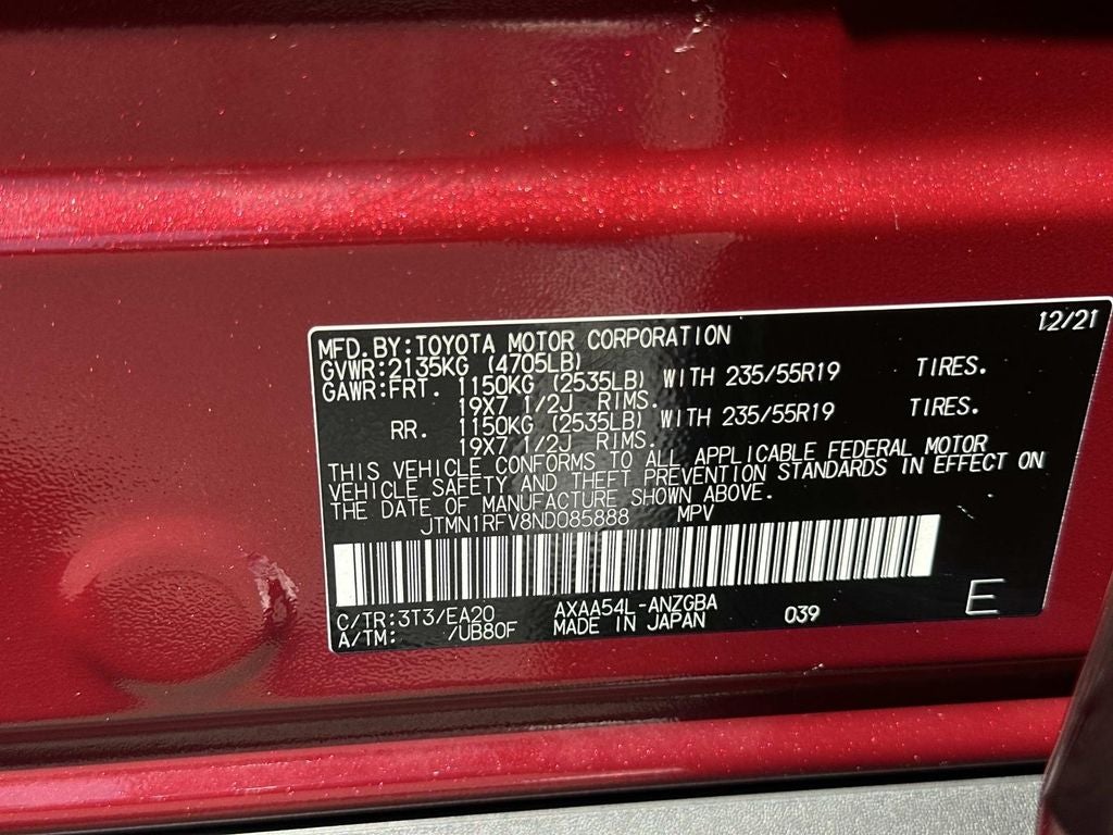2022 Toyota RAV4 Limited