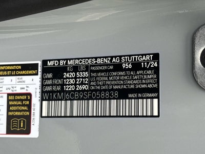 2025 Mercedes-Benz CLE CLE 53 AMG® 4MATIC®