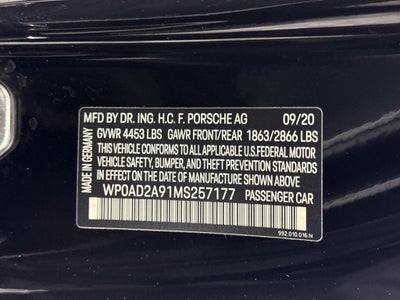 2021 Porsche 911 Turbo S