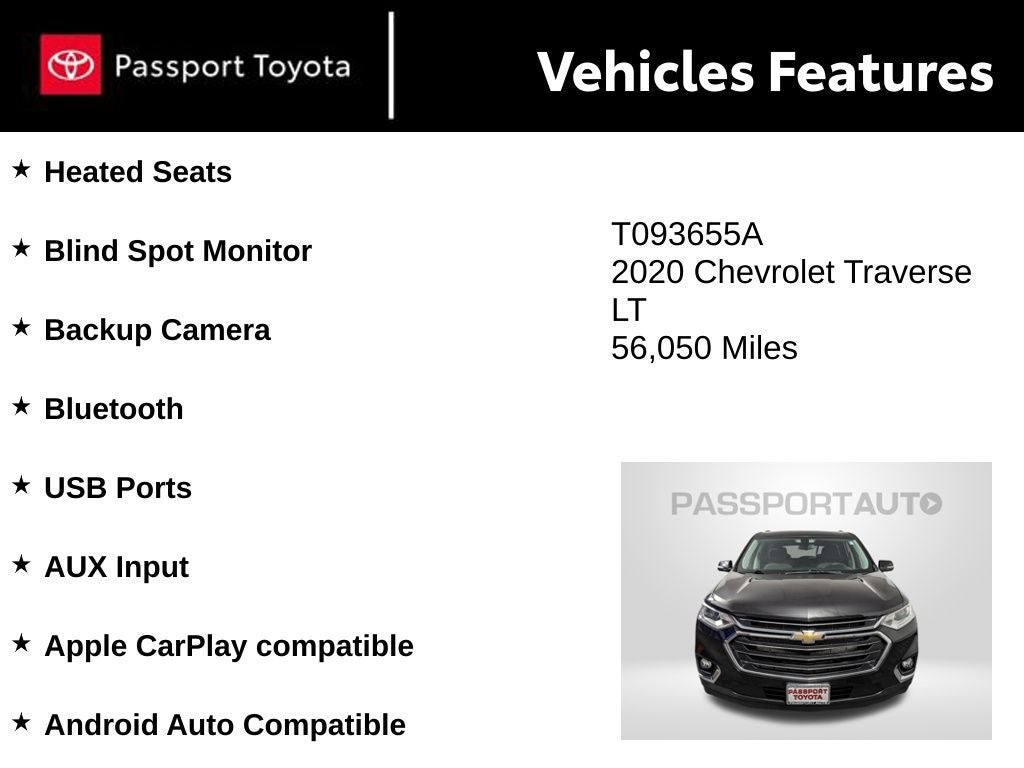 2020 Chevrolet Traverse LT 1LT