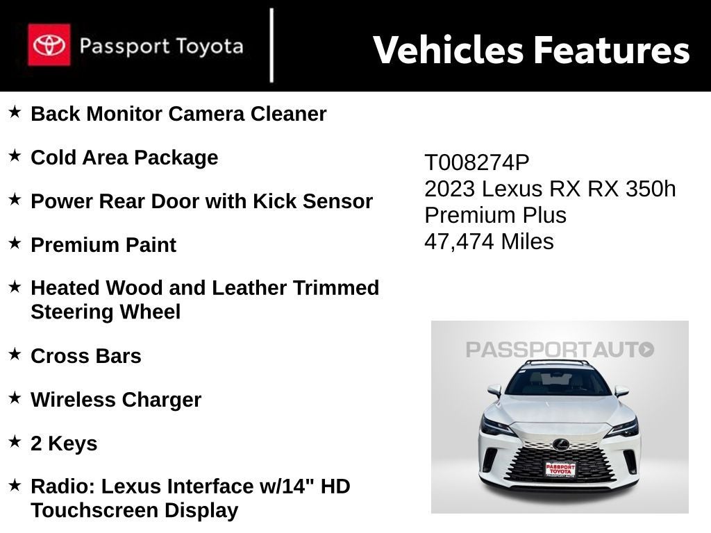 2023 Lexus RX 350h Premium