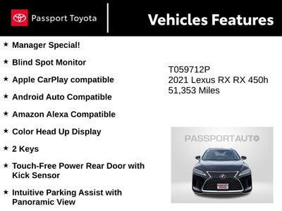 2021 Lexus RX 450h