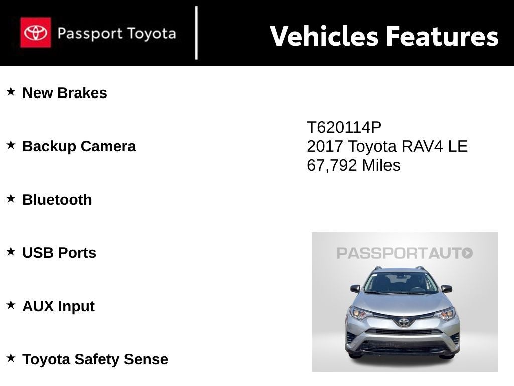 2017 Toyota RAV4 LE