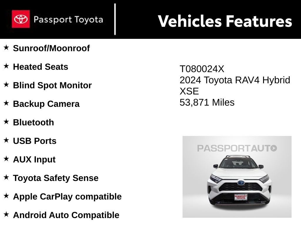 2024 Toyota RAV4 Hybrid XSE