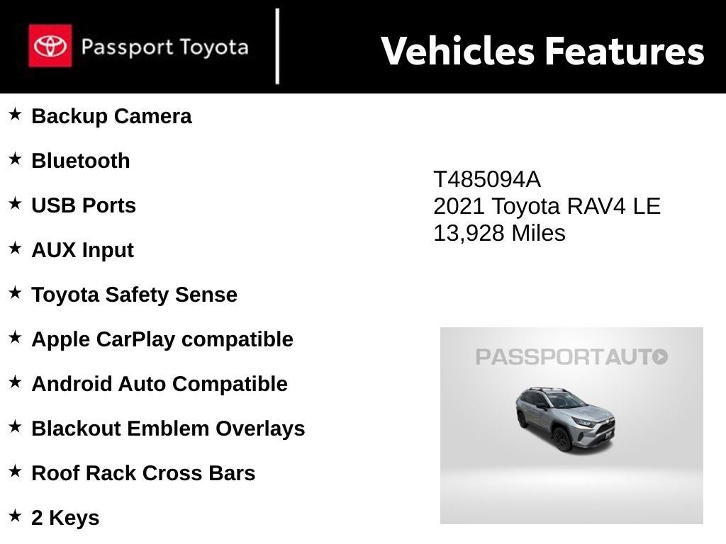 2021 Toyota RAV4 LE