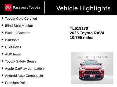 2025 Toyota RAV4 XLE