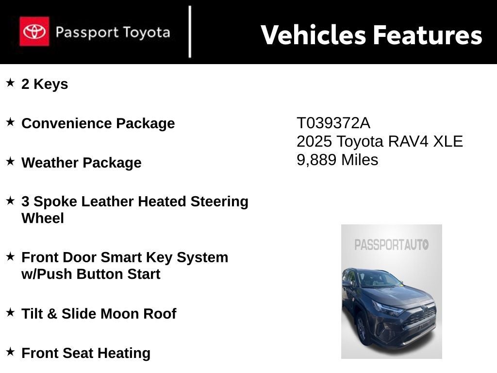 2025 Toyota RAV4 XLE