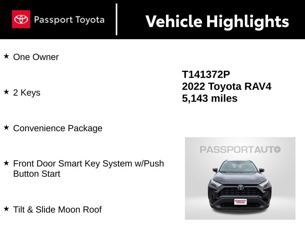 2022 Toyota RAV4 Hybrid XLE