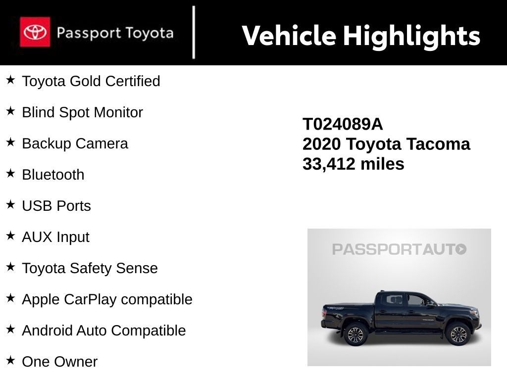 2020 Toyota Tacoma TRD Sport V6