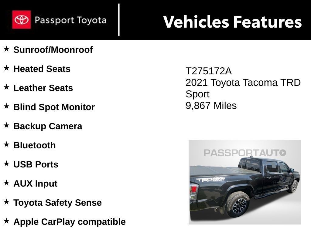 2021 Toyota Tacoma TRD Sport V6