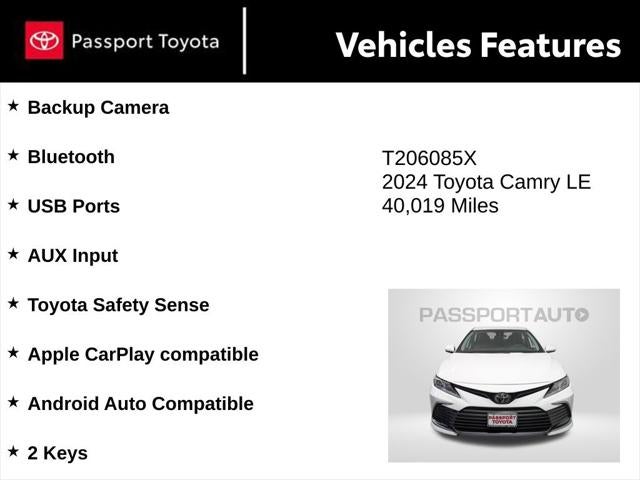 2024 Toyota Camry LE