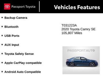 2020 Toyota Camry SE