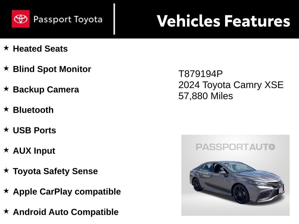 2024 Toyota Camry XSE