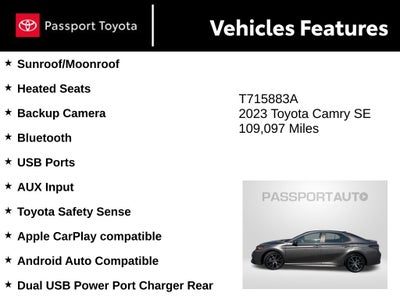 2023 Toyota Camry SE