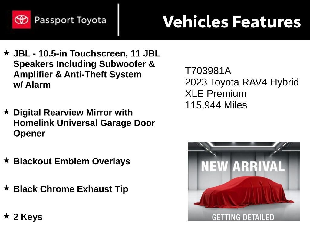 2023 Toyota RAV4 Hybrid XLE Premium