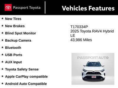 2025 Toyota RAV4 Hybrid LE