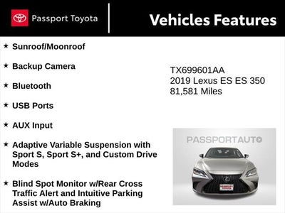 2019 Lexus ES 350