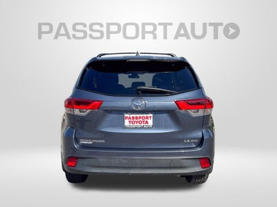 2019 Toyota Highlander LE Plus
