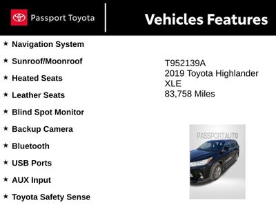 2019 Toyota Highlander XLE