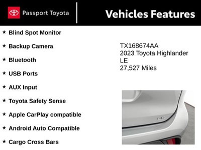 2023 Toyota Highlander LE