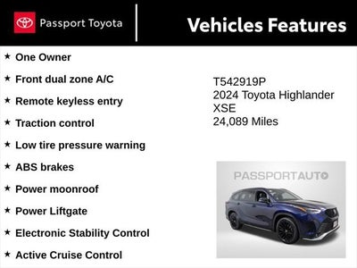 2024 Toyota Highlander XSE