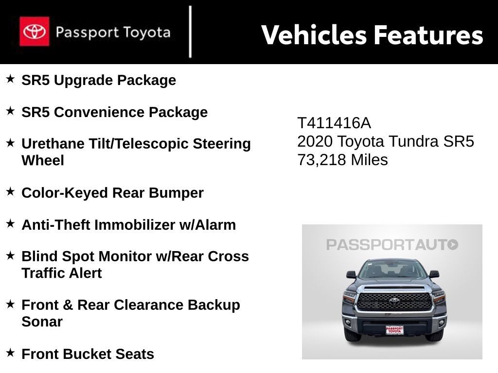 2020 Toyota Tundra SR5