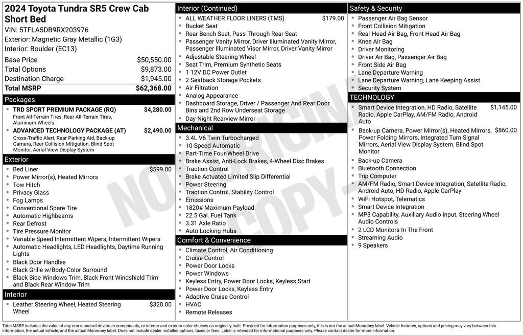 2024 Toyota Tundra SR5