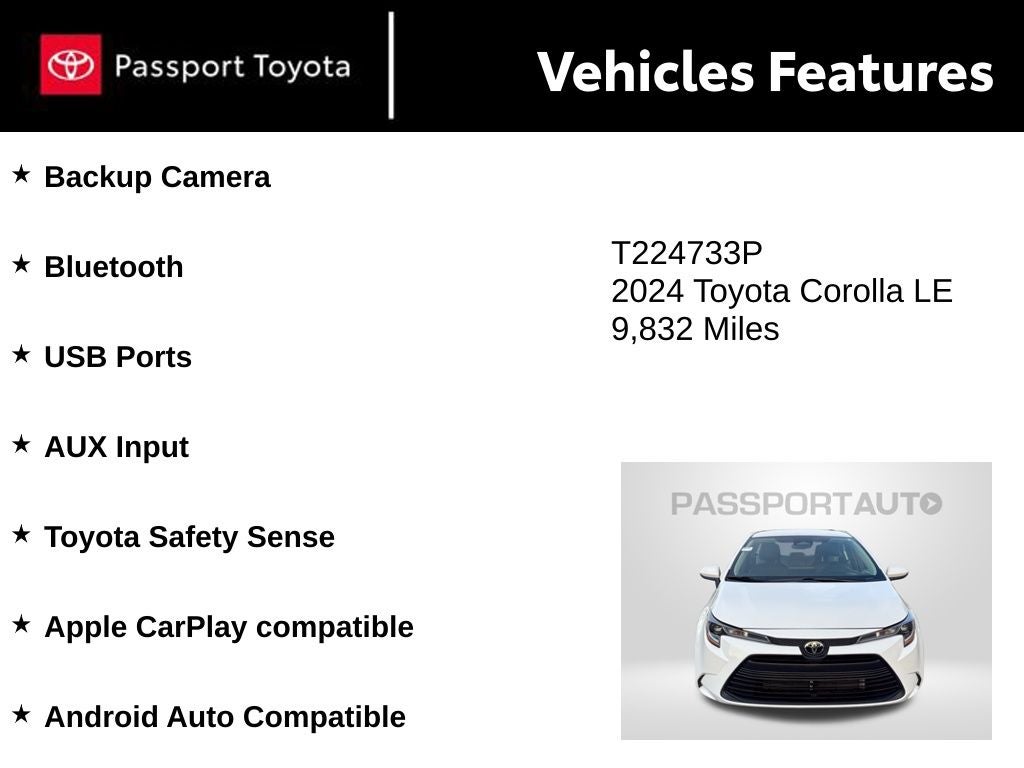 2024 Toyota Corolla LE