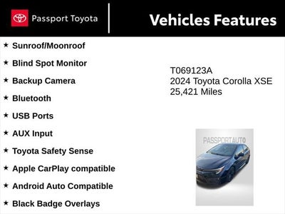 2024 Toyota Corolla XSE