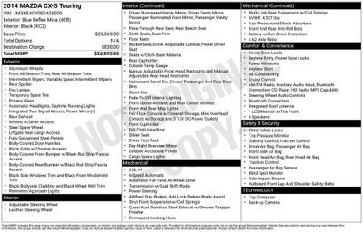 2014 Mazda Mazda CX-5 Touring
