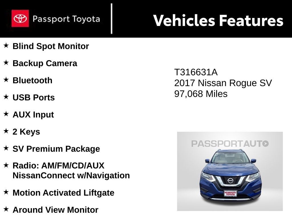 2017 Nissan Rogue SV