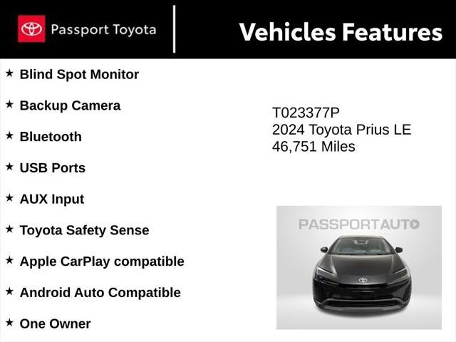 2024 Toyota Prius LE