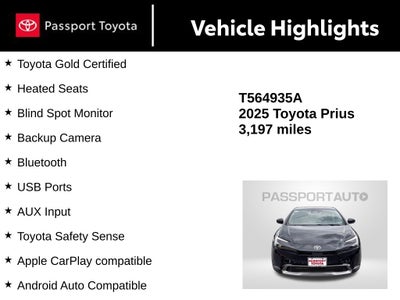 2025 Toyota Prius XLE