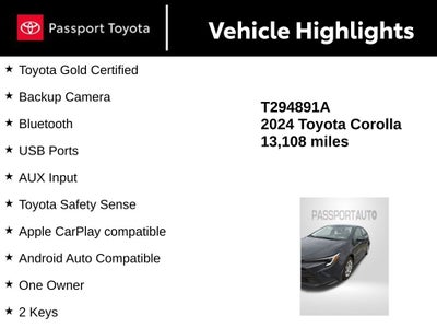 2024 Toyota Corolla Hybrid LE