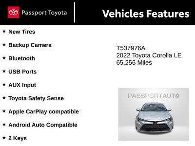 2022 Toyota Corolla LE
