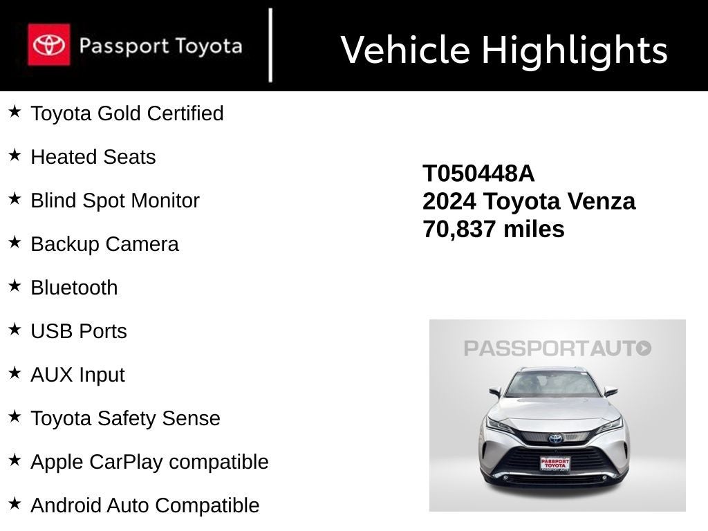 2024 Toyota Venza Limited