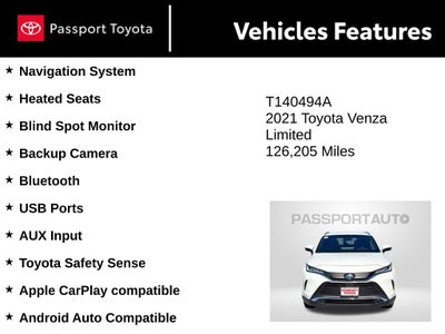 2021 Toyota Venza Limited