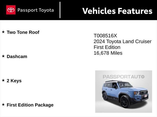 2024 Toyota Land Cruiser First Edition