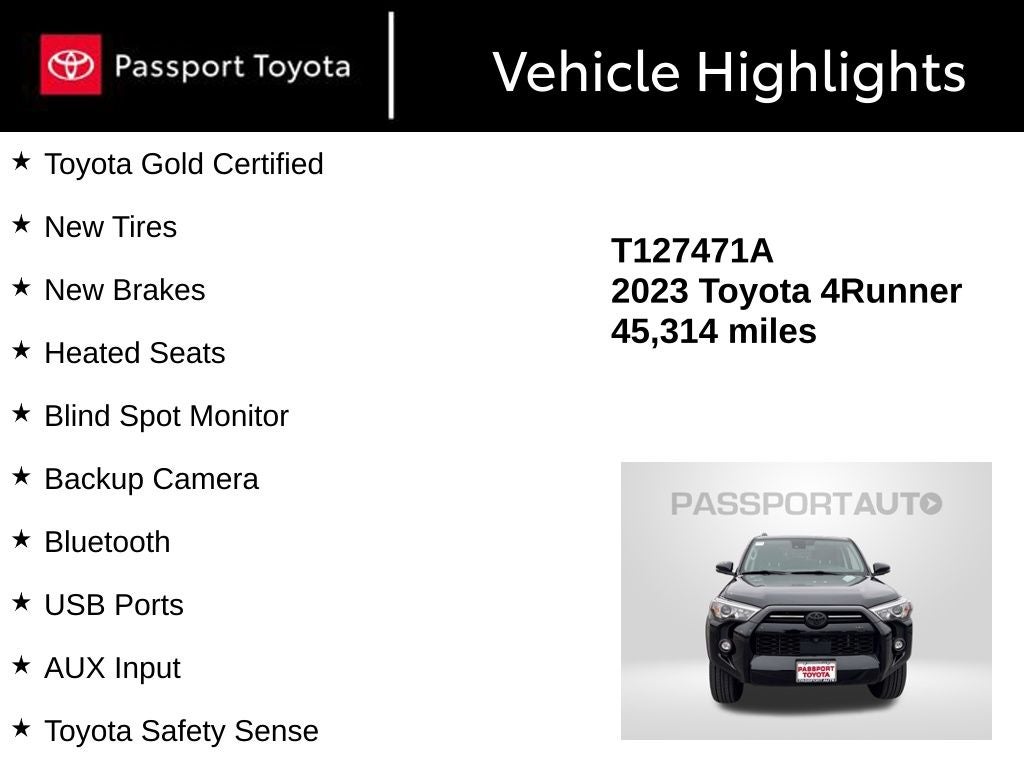 2023 Toyota 4Runner SR5 Premium