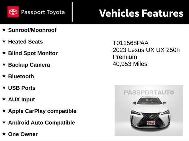2023 Lexus UX 250h Premium