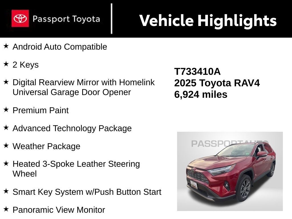 2025 Toyota RAV4 Hybrid Limited